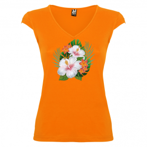 Дамска тениска -  Цветя 14