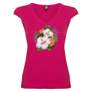 Дамска тениска -  Цветя 14