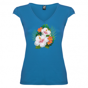 Дамска тениска -  Цветя 14