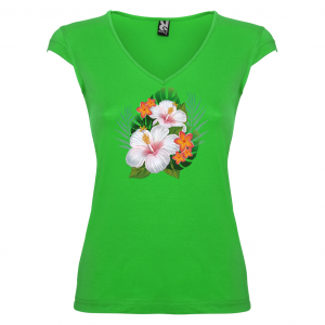 Дамска тениска -  Цветя 14