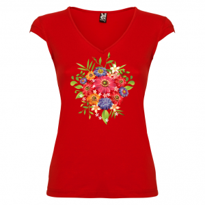 Дамска тениска -  Цветя 15