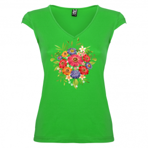 Дамска тениска -  Цветя 15