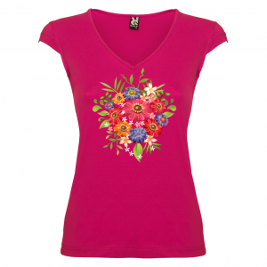 Дамска тениска -  Цветя 15