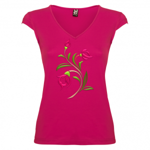 Дамска тениска -  Цветя 16