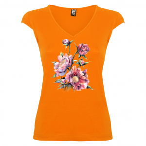 Дамска тениска -  Цветя 18