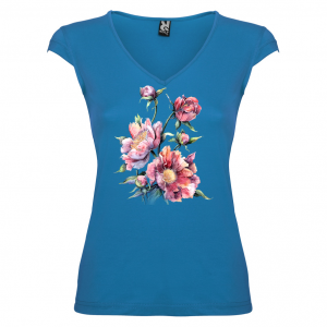 Дамска тениска -  Цветя 18