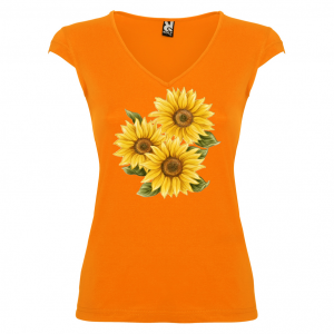 Дамска тениска -  Цветя 19