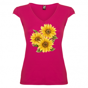 Дамска тениска -  Цветя 19