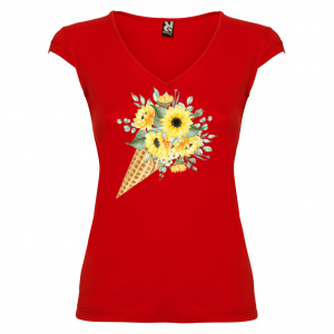 Дамска тениска -  Цветя 20