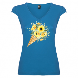 Дамска тениска -  Цветя 20