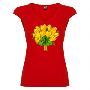 Дамска тениска -  Цветя 21