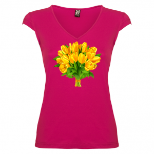 Дамска тениска -  Цветя 21