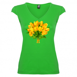 Дамска тениска -  Цветя 21