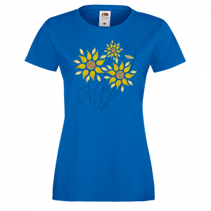 Цветна дамска тениска - Цветя 24