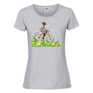 Цветна дамска тениска - Цветя 25