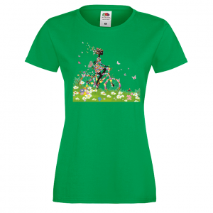 Цветна дамска тениска - Цветя 25