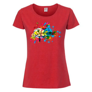 Цветна дамска тениска - Цветя 26