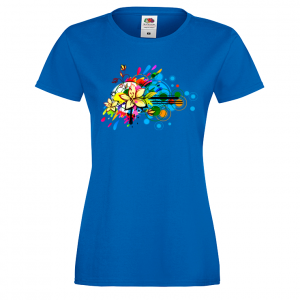 Цветна дамска тениска - Цветя 26