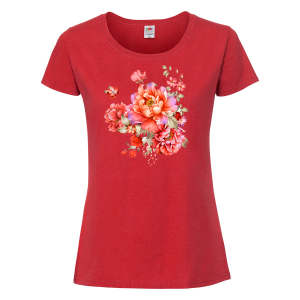 Цветна дамска тениска - Цветя 27
