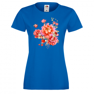 Цветна дамска тениска - Цветя 27
