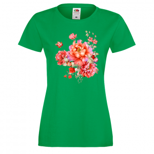 Цветна дамска тениска - Цветя 27