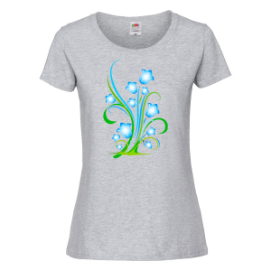 Цветна дамска тениска - Цветя 28