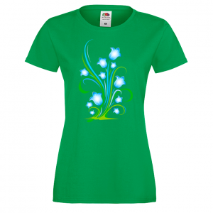 Цветна дамска тениска - Цветя 28