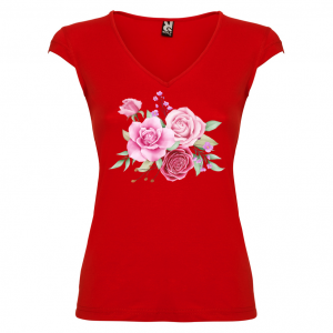 Дамска тениска -  Цветя 23