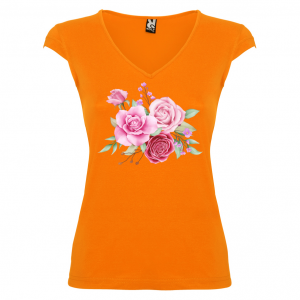 Дамска тениска -  Цветя 23