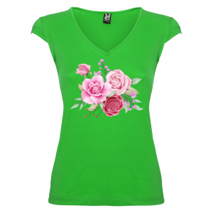 Дамска тениска -  Цветя 23