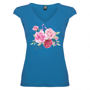 Дамска тениска -  Цветя 23