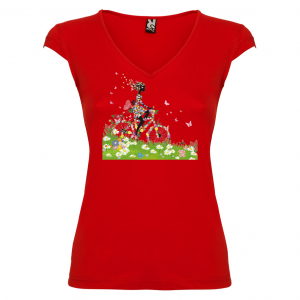 Дамска тениска -  Цветя 25