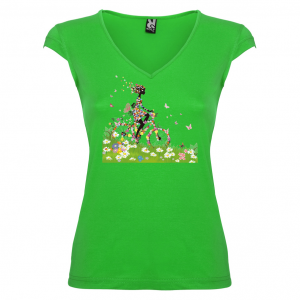 Дамска тениска -  Цветя 25