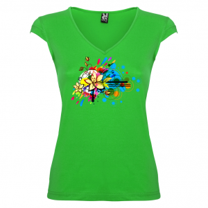 Дамска тениска -  Цветя 26