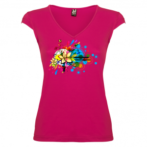 Дамска тениска -  Цветя 26