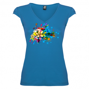 Дамска тениска -  Цветя 26