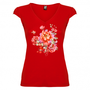 Дамска тениска -  Цветя 27