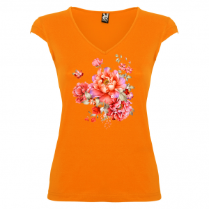 Дамска тениска -  Цветя 27