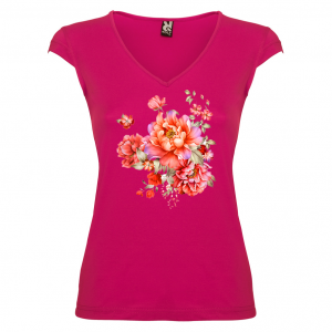 Дамска тениска -  Цветя 27