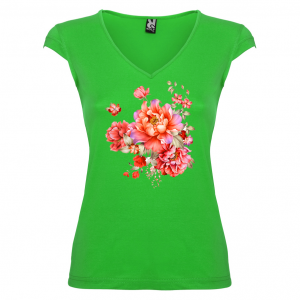 Дамска тениска -  Цветя 27