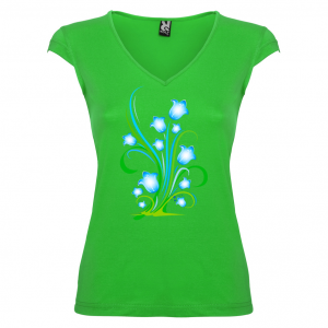 Дамска тениска -  Цветя 28