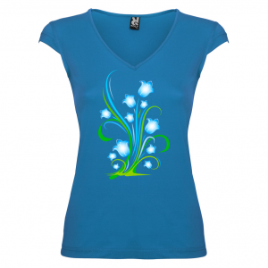 Дамска тениска -  Цветя 28