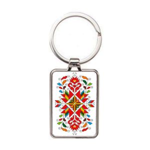 Луксозен метален ключодържател с народни мотиви.