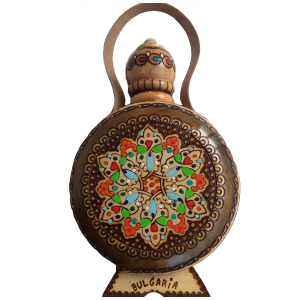 Средна бъклица 0.750л. - пирография