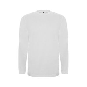 Бяла детска блуза с дълъг ръкав