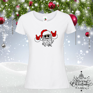 Дамска коледна тениска- Дядо Коледа