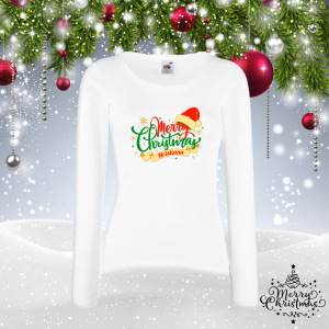 Дамска коледна блуза- Merry Christmas