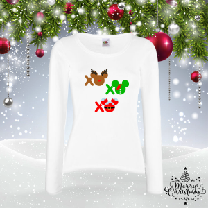 Дамска коледна блуза- Хо Хо Хо
