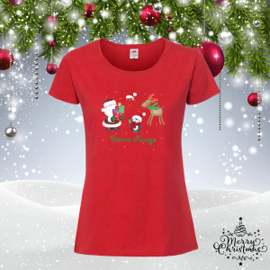 Коледна забавна тениска- Весела Коледа