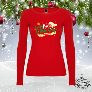 Забавна коледна блуза- Merry Christmas с име по избор
